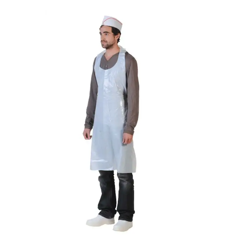 TABLIER PE BLANC 20µ /100