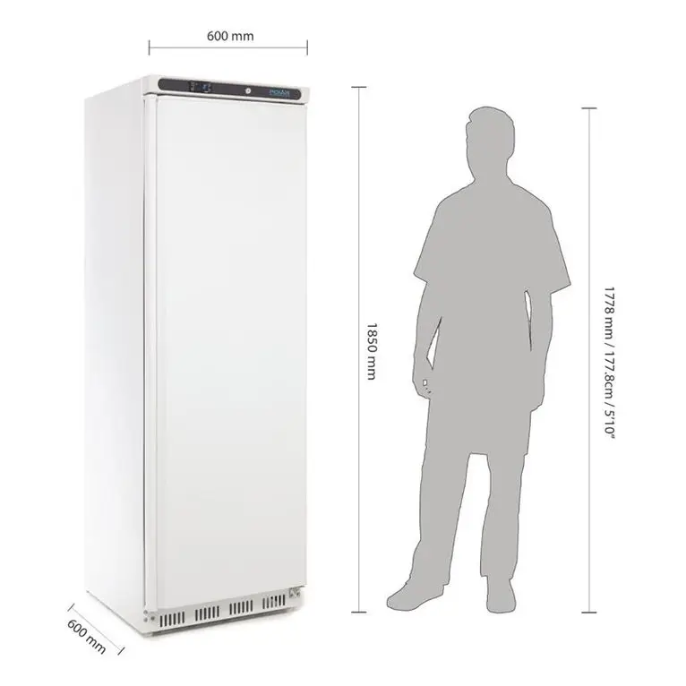 Armoire réfrigérée positive 1 porte blanche Polar