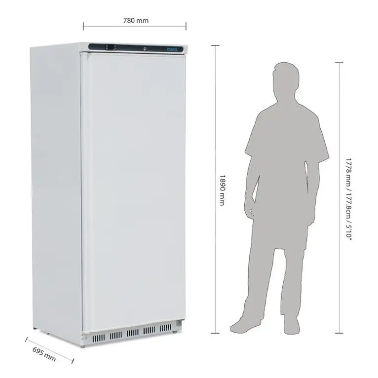 Armoire réfrigérée positive 1 porte blanche Polar