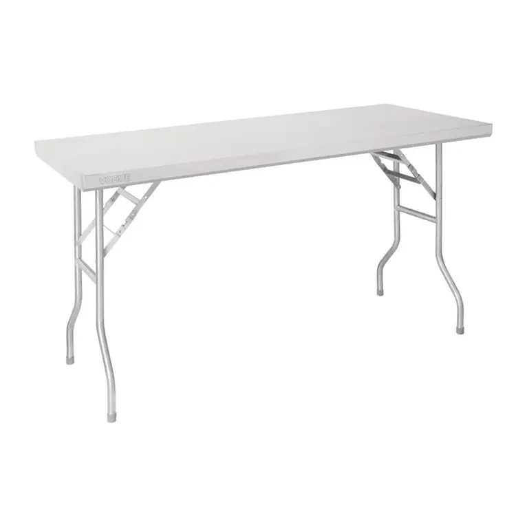 Table de travail pliante inox Vogue 1830x610x780mm
