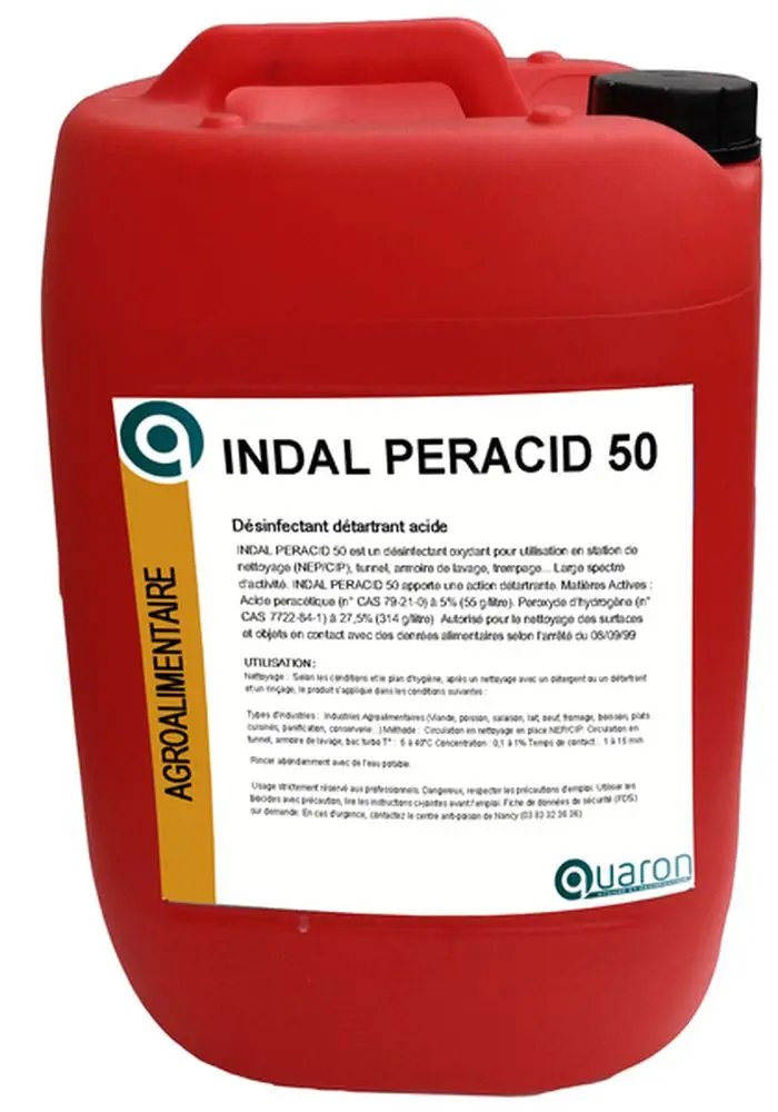 INDAL PERACID 50 22KG désinfectantBidon