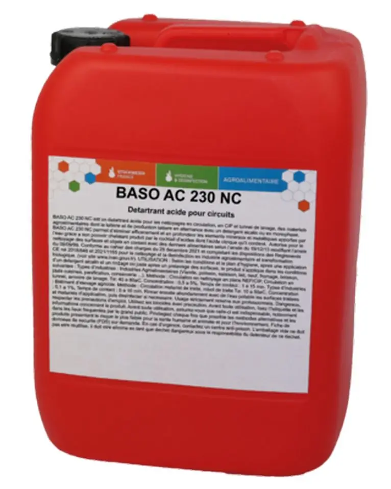 Détartrant Acide Indal Baso AC230 /20l