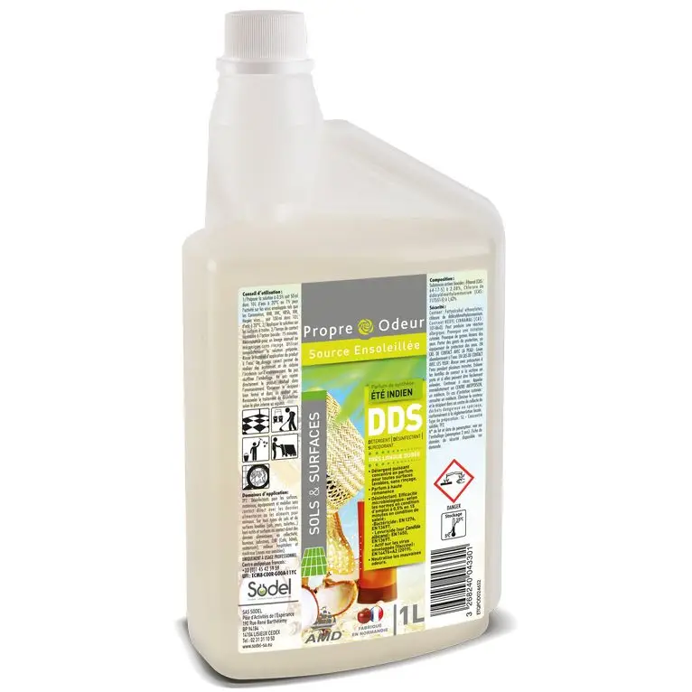 Détergent Désinfectant Surodorant Ete Indien /1l