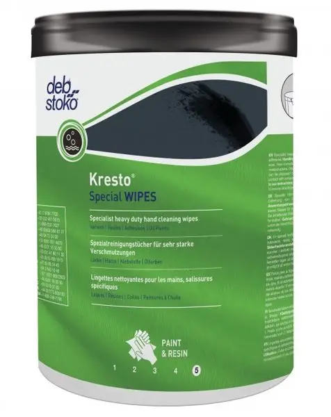 Lingettes nettoyantes - Mains & Salissures - 24X32 - Tube de 70 Lingettes