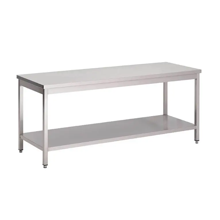Table de préparation inox 304 avec étagère basse G