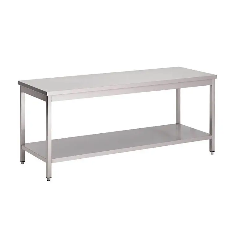 Table de préparation inox 304 avec étagère basse G