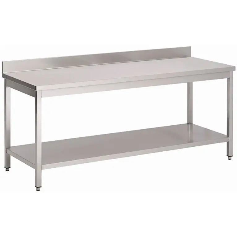 Table de préparation inox 304 avec étagère basse e