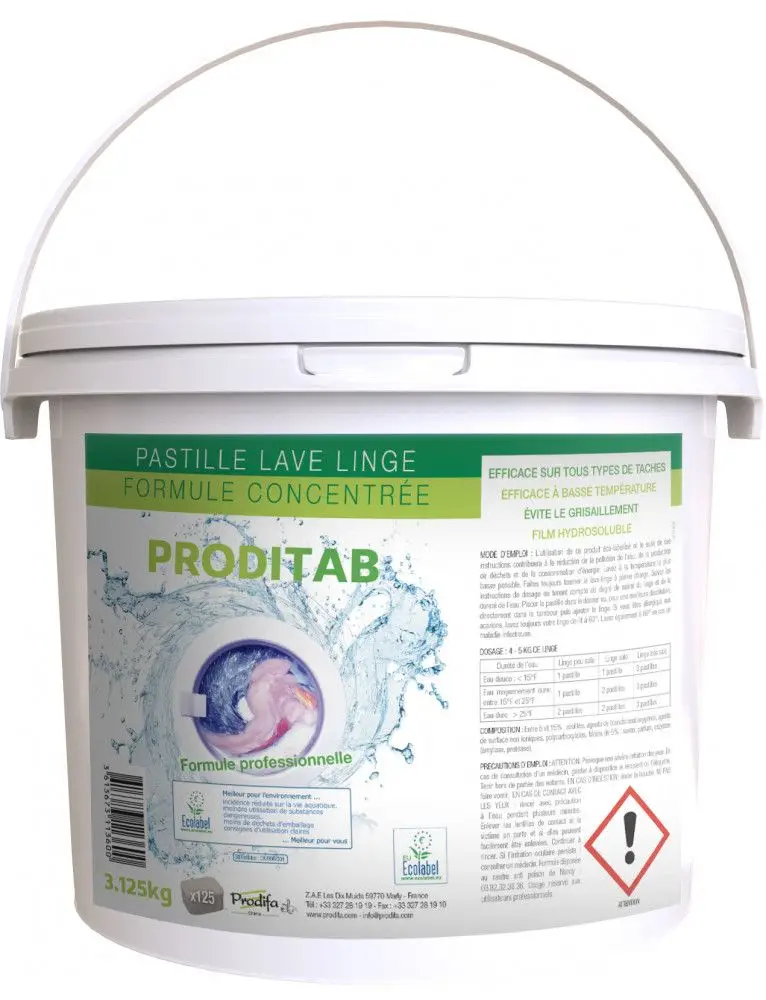 Tablettes Lessive Linge Ecolabel /150