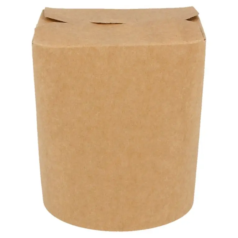 Pot en carton - Fermeture Croisillon - Nature - 480mL - Paquet de 50