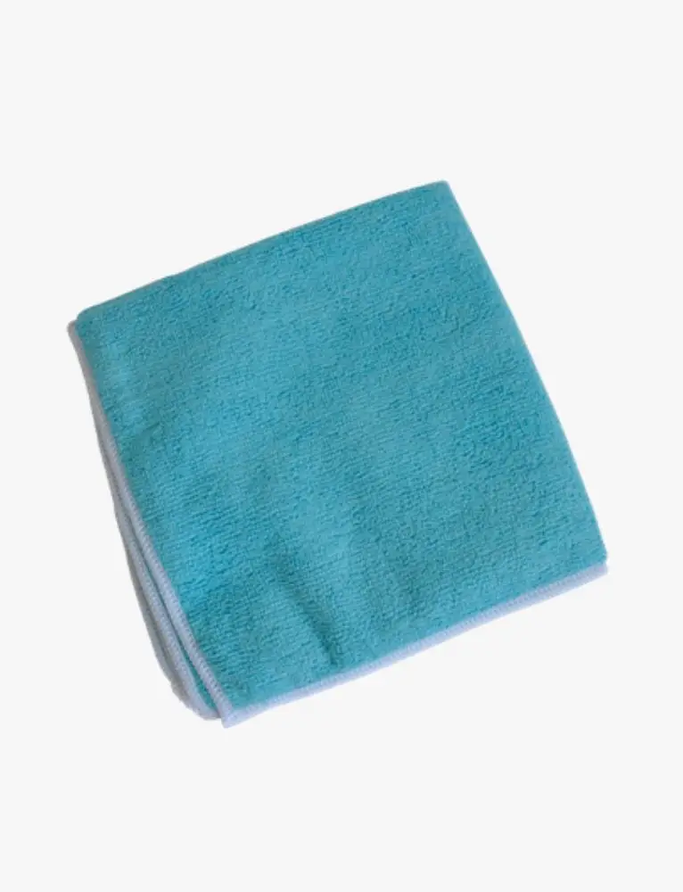 Lavette microfibre 38X38 premium 320gr/m2 bleue /5
