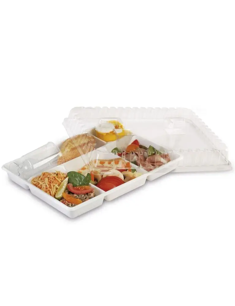 Couvercle Plateau Repas Bagasse /200