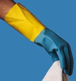 Gant Ménage Bicolore 20cm T6-7 /12