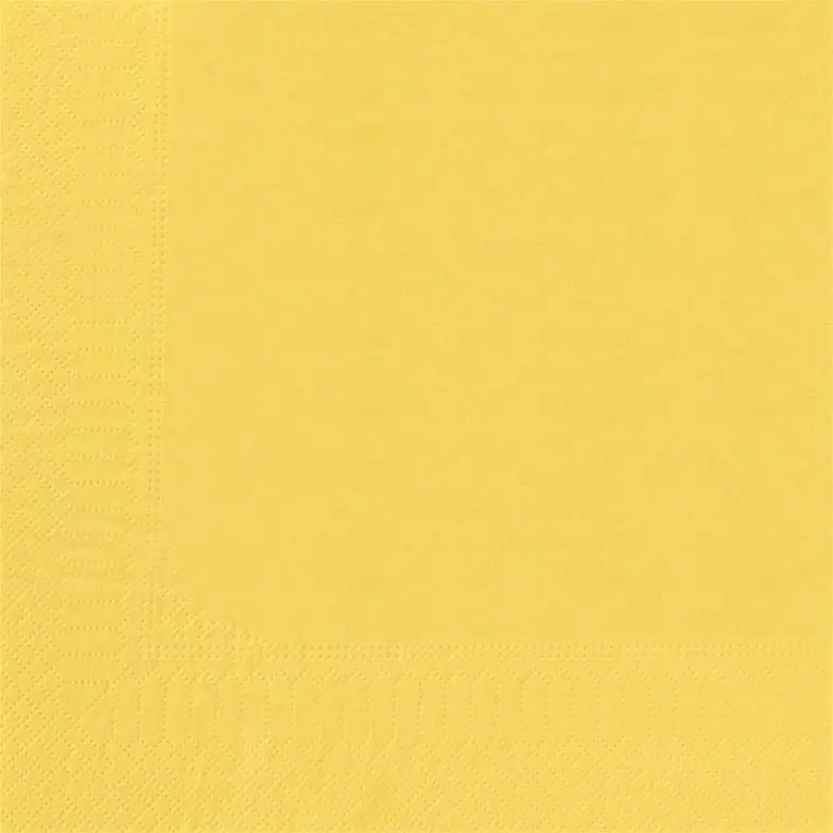 Serviette 39x39 Ouate Jaune /1800