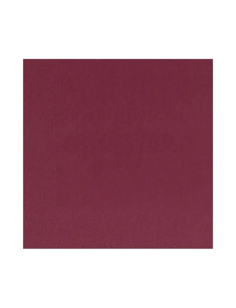 Serviette de Table Ouate Bordeaux 2P /100