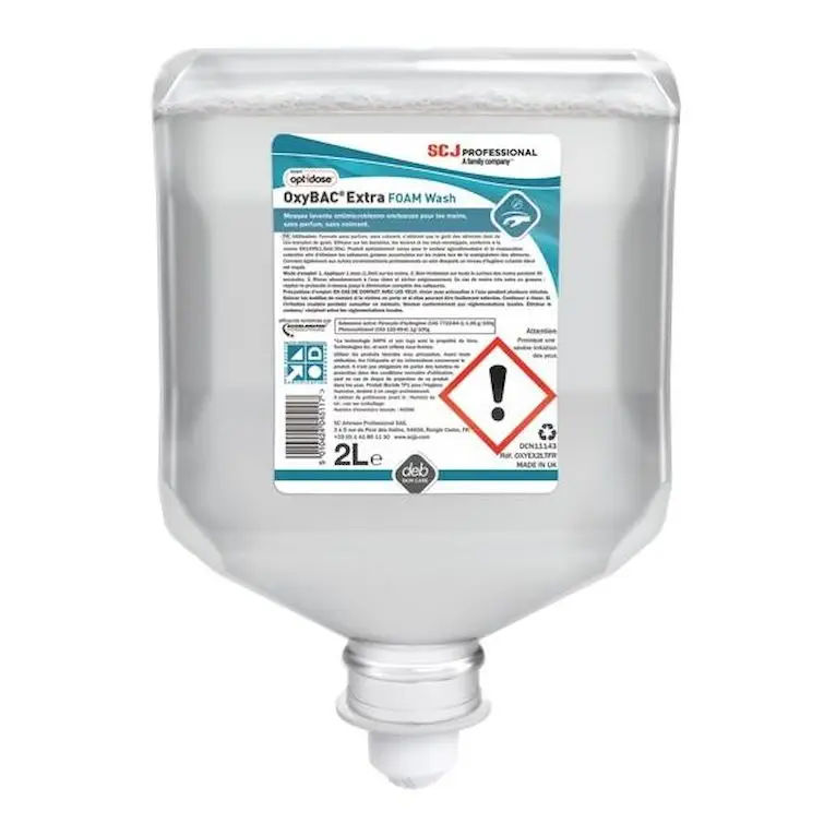 Mousse lavante antimicrobes Oxybac /2l