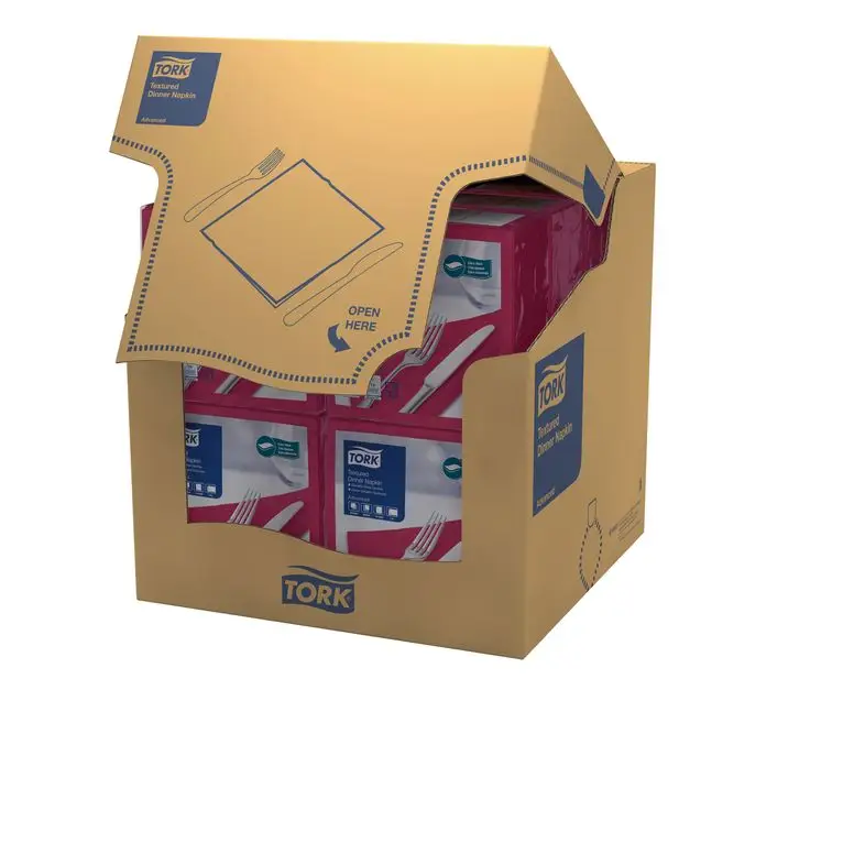 image prévisualisation secondaire : Serviettes de Table 39×39 Bordeaux /50