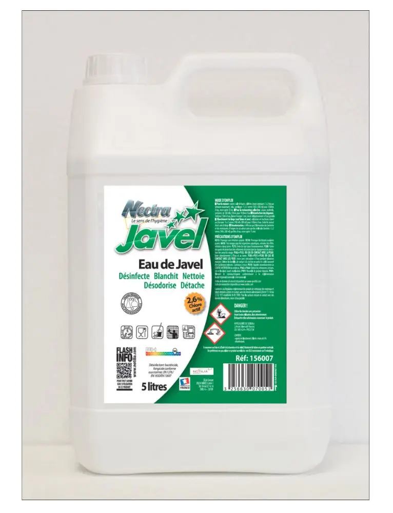 Javel Diluée 2,6% /3x5l
