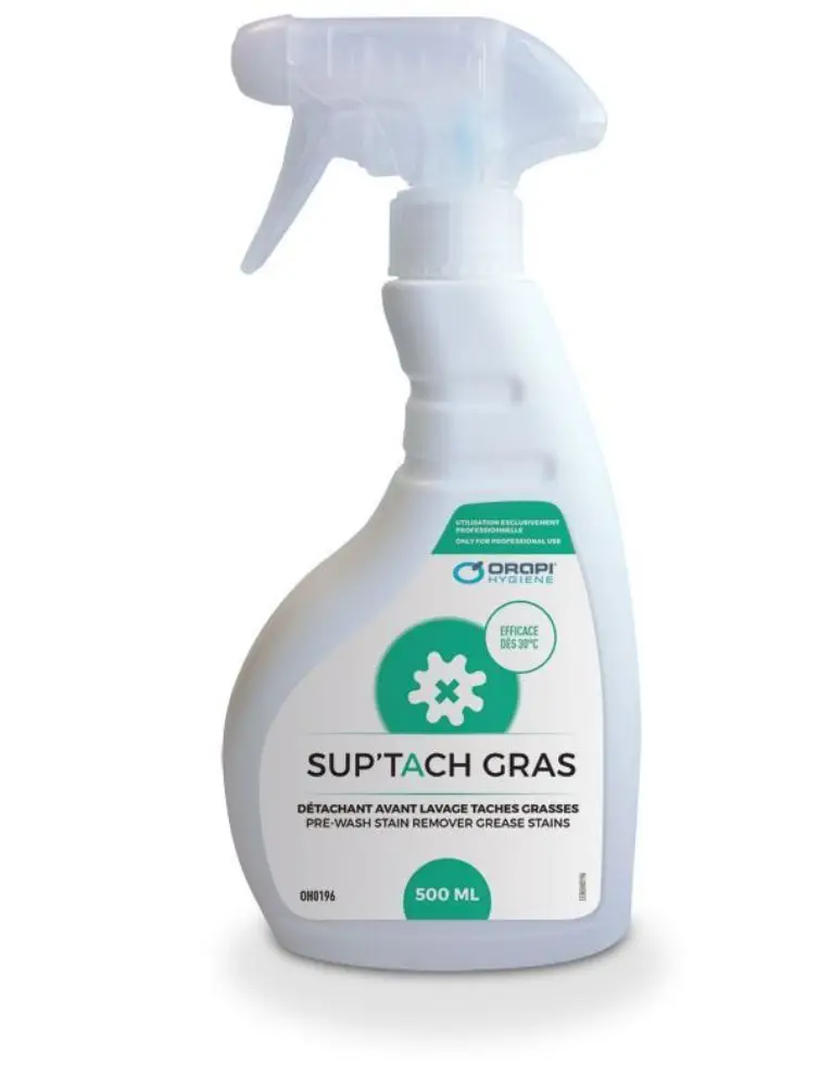 Détachant avant lavage Sup'Tach Gras /500ml