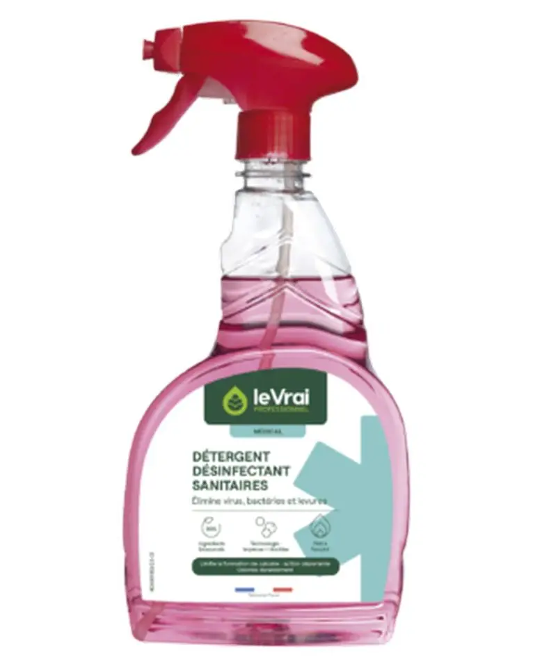 Vrai Médical Déterg. Désinf.Sanitaires PAE 750mL Flacon