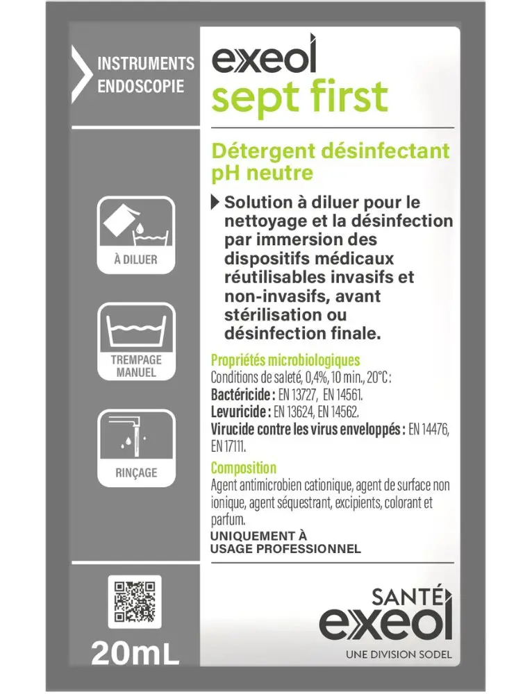 exeol sept First instrum&endoscopie 20ml/250