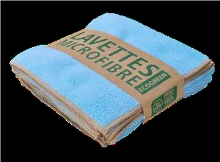 Lavette Bleu Microfibre EcoGreen /5