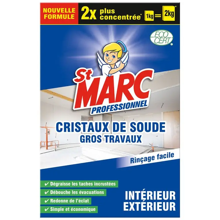 Cristaux de Soude concentré St Marc /1kg