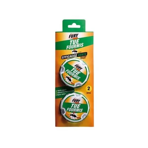 Tue Fourmis Fury /2 Boîtes de 10g