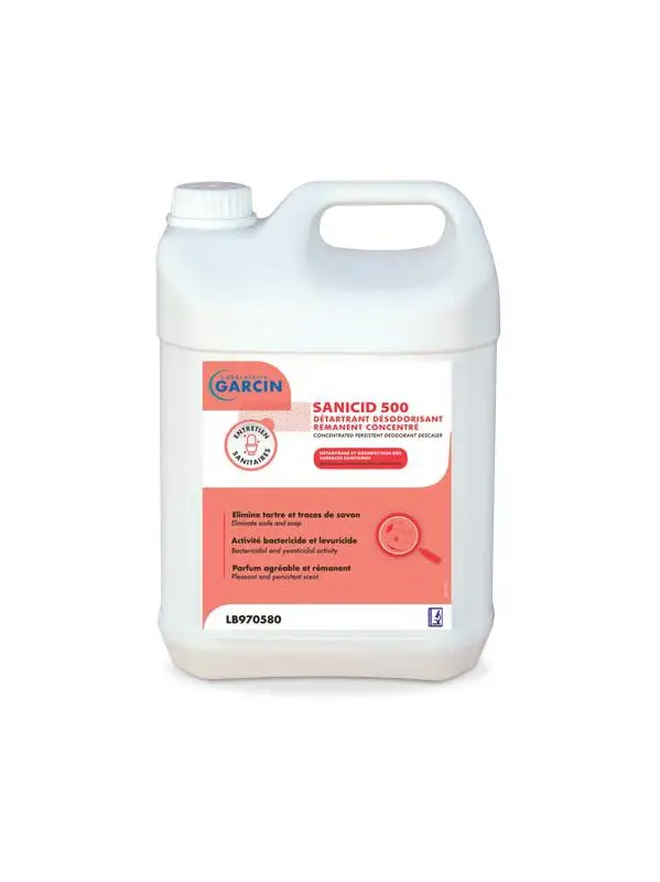 Détartrant Désinfectant Sanicid 500/5l