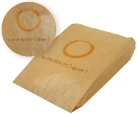 SACS CROISSANTS KRAFT BRUN N°4 /1000