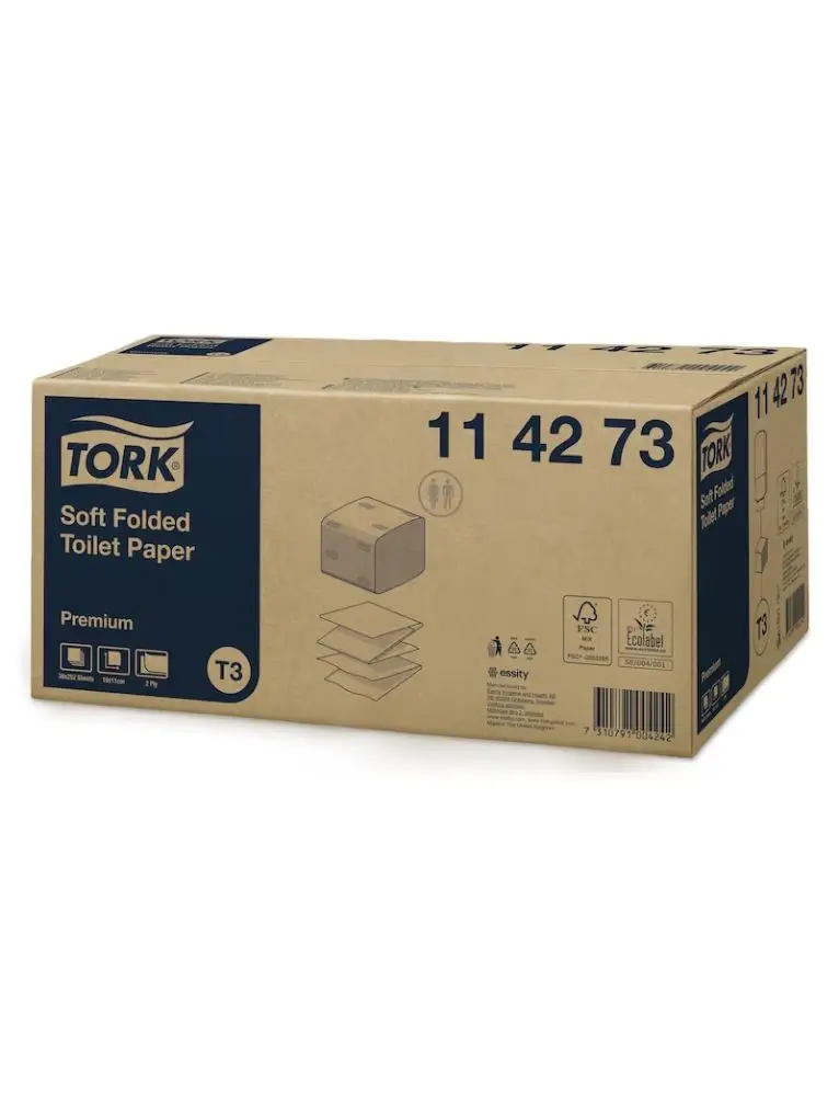 Papier Hygiénique Tork 2 plis Feuille /30x252f